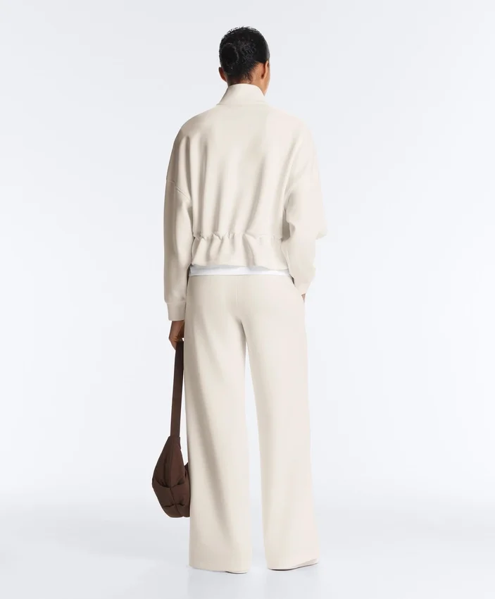 Straight-Leg Trousers with Soft-Touch Modal and Piping Straight-Leg Trousers with Soft-Touch Modal and Piping