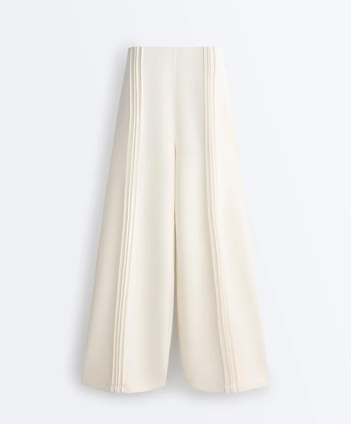 Straight-Leg Trousers with Soft-Touch Modal and Piping Straight-Leg Trousers with Soft-Touch Modal and Piping