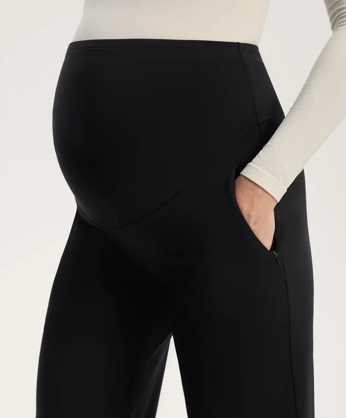 Straight-Leg Warm Maternity Trousers Straight-Leg Warm Maternity Trousers