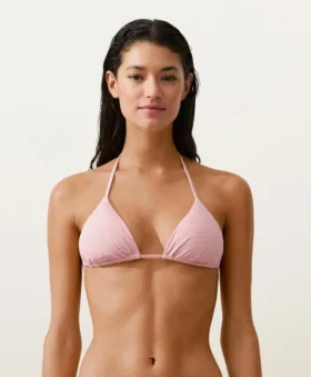 Stripe Triangle Bikini Top Stripe Triangle Bikini Top