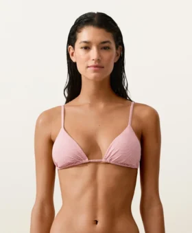 Stripe Triangle Bikini Top Stripe Triangle Bikini Top