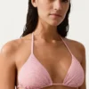 Stripe Triangle Bikini Top Stripe Triangle Bikini Top