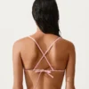 Stripe Triangle Bikini Top Stripe Triangle Bikini Top
