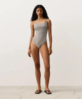 Stripe Triangle Swimsuit