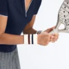 Striped Cotton Blend Sport Wristbands Striped Cotton Blend Sport Wristbands