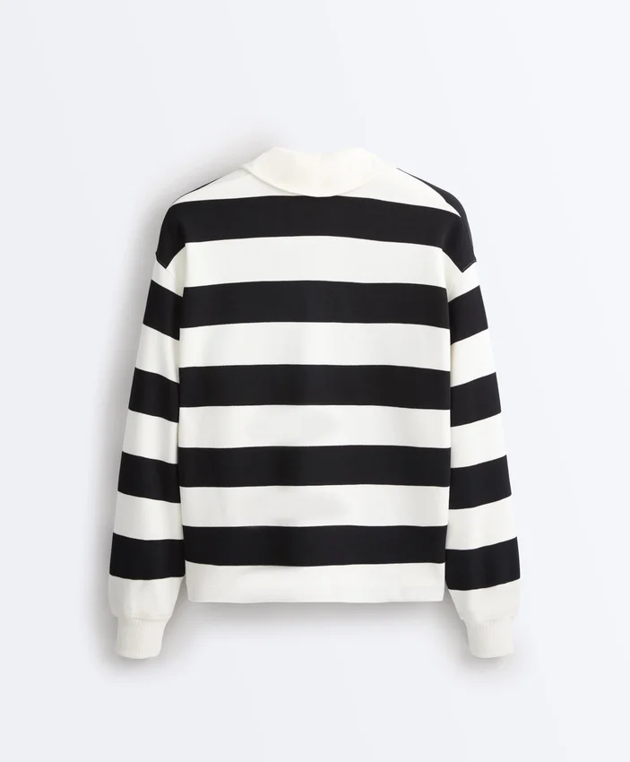 Striped Cotton Piqué Polo Shirt Striped Cotton Piqué Polo Shirt
