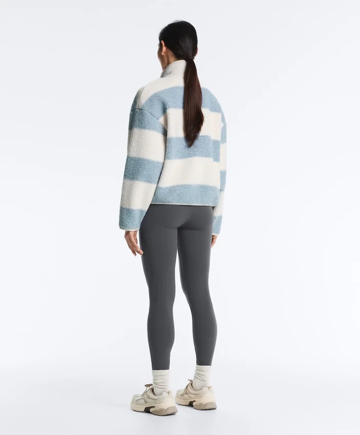 Striped Faux-Shearling Bomber Jacket Striped Faux-Shearling Bomber Jacket