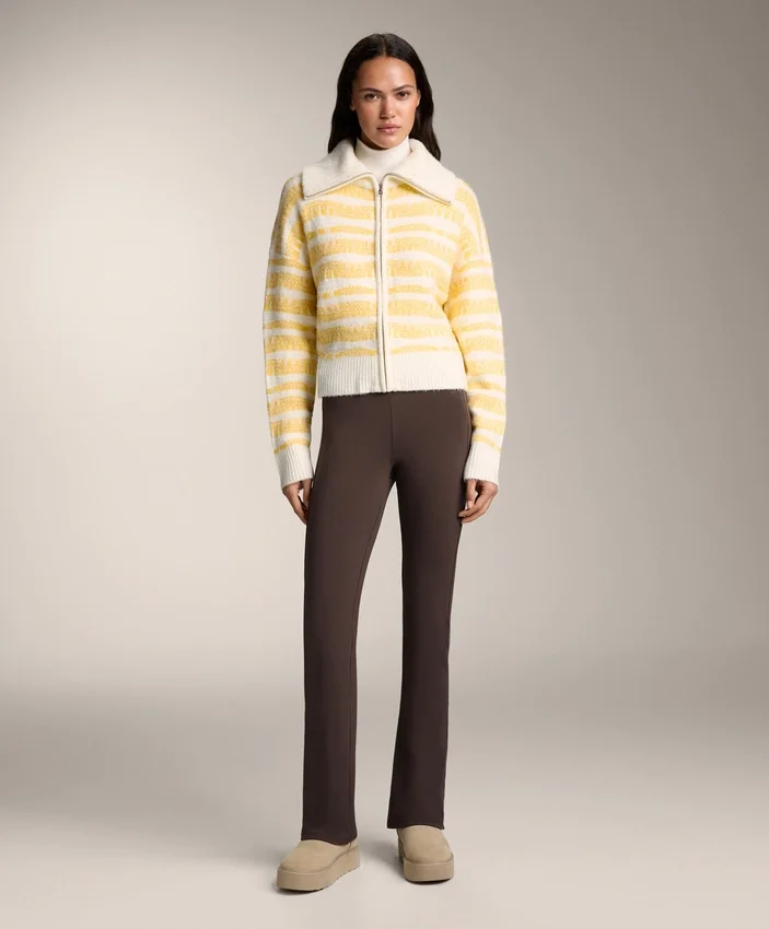 Striped Jacquard Knit Jacket Striped Jacquard Knit Jacket