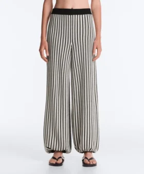 Striped Knit Bloomer Trousers