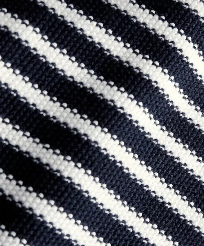 Striped Knit Shorts with 100% Cotton Belt Striped Knit Shorts with 100% Cotton Belt