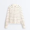 Striped Long-Sleeve Polo Shirt Striped Long-Sleeve Polo Shirt