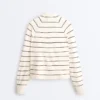 Striped Long-Sleeve Polo Shirt Striped Long-Sleeve Polo Shirt