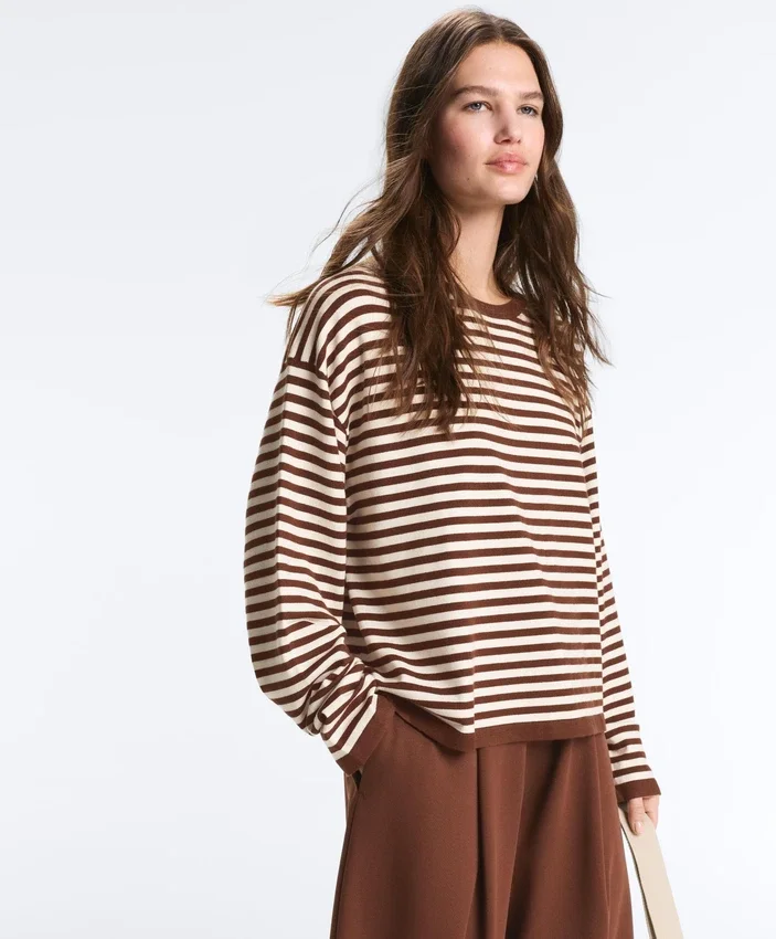 Striped Long-Sleeved Jumper Striped Long-Sleeved Jumper