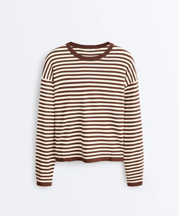 Striped Long-Sleeved Jumper Striped Long-Sleeved Jumper