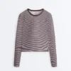 Striped Long-Sleeved Technical T-Shirt Striped Long-Sleeved Technical T-Shirt