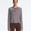 Striped Long-Sleeved Technical T-Shirt Striped Long-Sleeved Technical T-Shirt