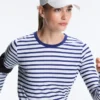 Striped Long-Sleeved Technical T-Shirt Striped Long-Sleeved Technical T-Shirt