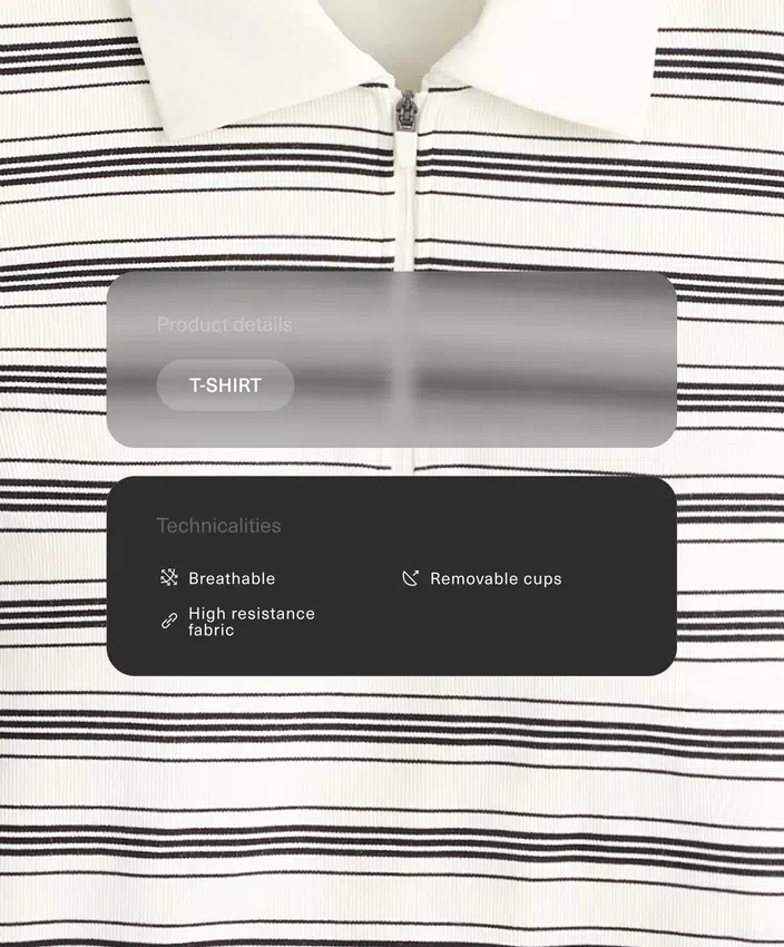 Striped Seamless Short-Sleeved Polo Shirt Striped Seamless Short-Sleeved Polo Shirt