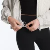 Striped Stretch Overlay Jacket Striped Stretch Overlay Jacket