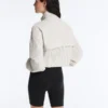 Striped Stretch Overlay Jacket Striped Stretch Overlay Jacket