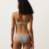 Striped U-Cut Medium-Coverage Bikini Briefs Striped U-Cut Medium-Coverage Bikini Briefs