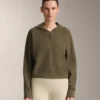 Structured Knit Hooded Jacket Structured Knit Hooded Jacket