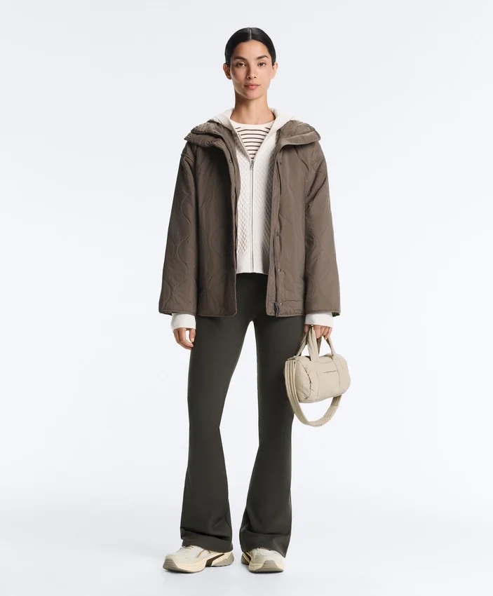 Structured Knit Hooded Jacket Structured Knit Hooded Jacket