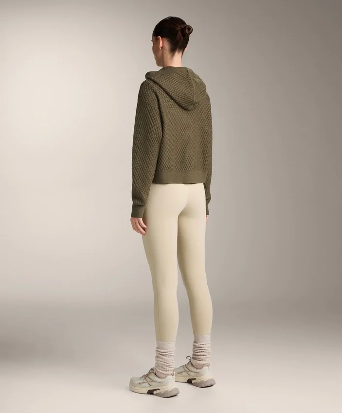 Structured Knit Hooded Jacket Structured Knit Hooded Jacket