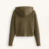 Structured Knit Hooded Jacket Structured Knit Hooded Jacket