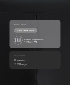 Super-Extra-Warm Seamless 70Cm High-Rise Ankle-Length Leggings