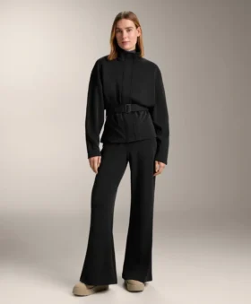 Super High-Rise Flare Trousers with Brushed Modal Super High-Rise Flare Trousers with Brushed Modal