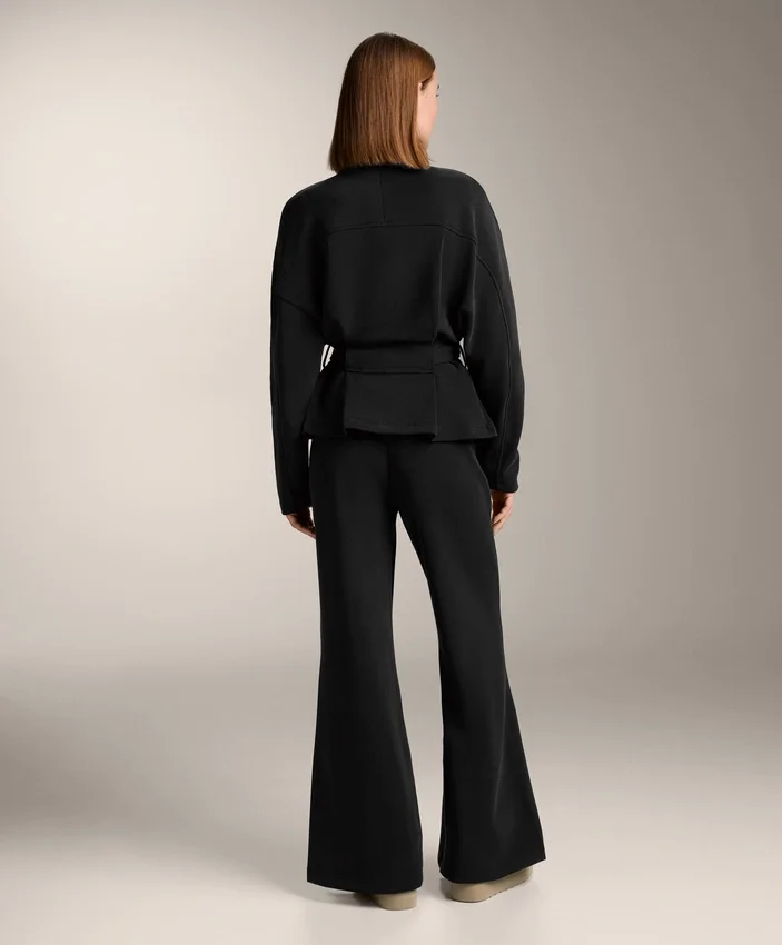 Belted Jacket with Brushed Modal Belted Jacket with Brushed Modal