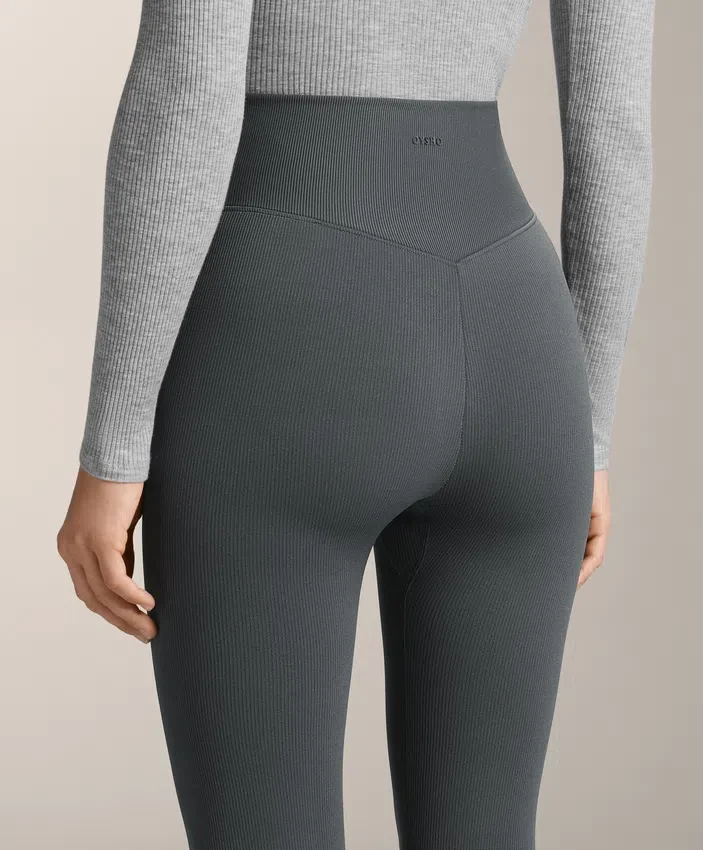 Super-High-Rise Seamless Extra-Warm Rib Ankle-Length Leggings 70 Cm Super-High-Rise Seamless Extra-Warm Rib Ankle-Length Leggings 70 Cm
