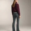 Super High Rise Seamless Extra Warm Rib Flare Trousers Super High Rise Seamless Extra Warm Rib Flare Trousers