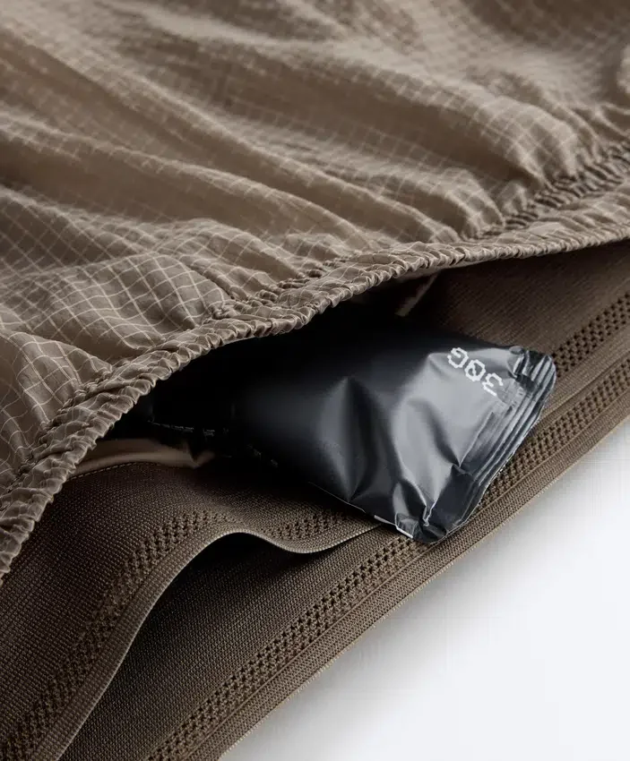 Technical 2-in-1 Checked Mid-Rise Shorts Technical 2-in-1 Checked Mid-Rise Shorts