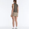 Technical Sleeveless T-Shirt with Text Technical Sleeveless T-Shirt with Text