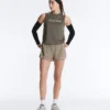 Technical Sleeveless T-Shirt with Text Technical Sleeveless T-Shirt with Text