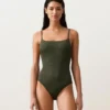 Textured Leopard Print Swimsuit Textured Leopard Print Swimsuit