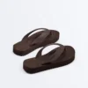 Textured Platform Beach Sandals Textured Platform Beach Sandals