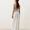 Textured Stripe Round-Neck Swimsuit Textured Stripe Round-Neck Swimsuit