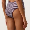 Textured Stripe Triangle Swimsuit Textured Stripe Triangle Swimsuit