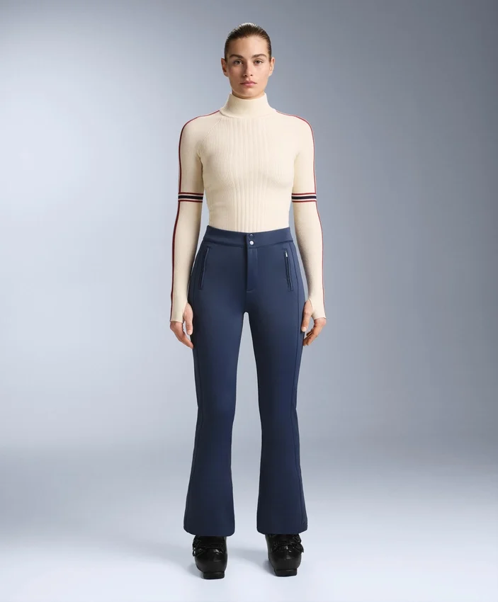 Thermal Base Layer Knit T-Shirt with Contrast Details Thermal Base Layer Knit T-Shirt with Contrast Details