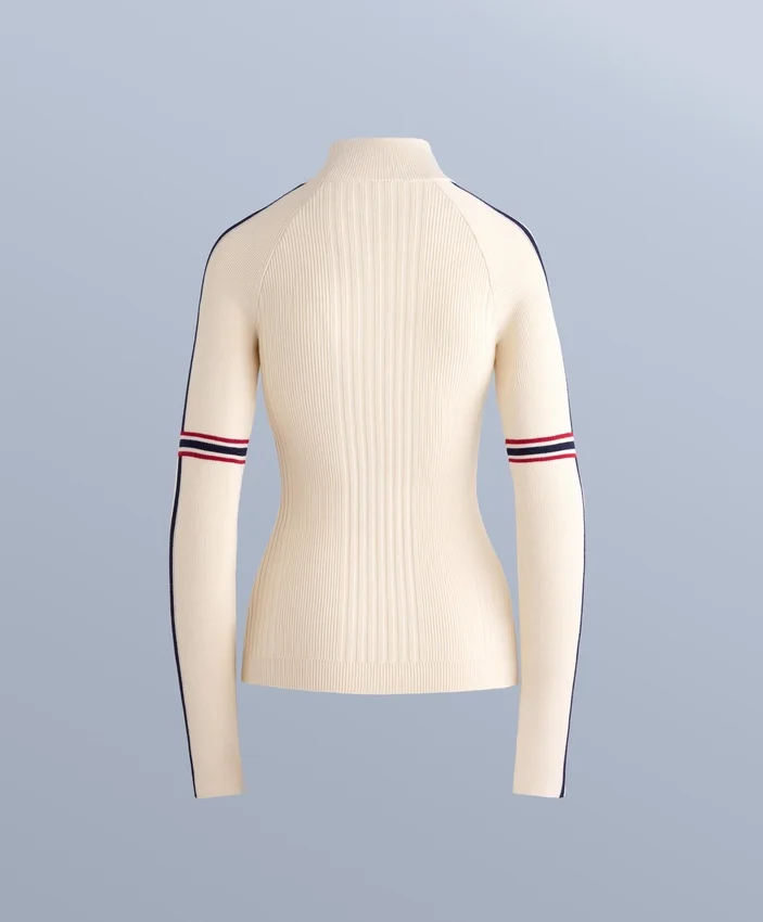 Thermal Base Layer Knit T-Shirt with Contrast Details Thermal Base Layer Knit T-Shirt with Contrast Details
