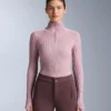 Thermal Base Layer Rib Knit T-Shirt with Peak Thermal Base Layer Rib Knit T-Shirt with Peak