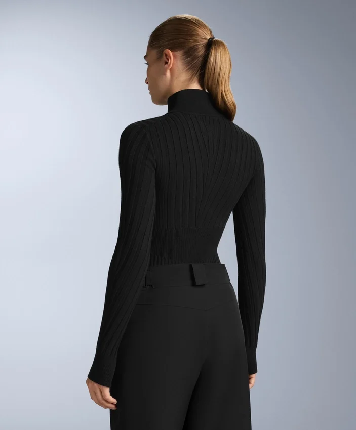 Thermal Base Layer Rib Knit T-Shirt with Peak Thermal Base Layer Rib Knit T-Shirt with Peak