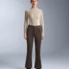 Thermal Base Layer T-Shirt with Contrast Rib Knit Thermal Base Layer T-Shirt with Contrast Rib Knit