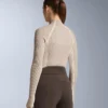 Thermal Base Layer T-Shirt with Contrast Rib Knit Thermal Base Layer T-Shirt with Contrast Rib Knit