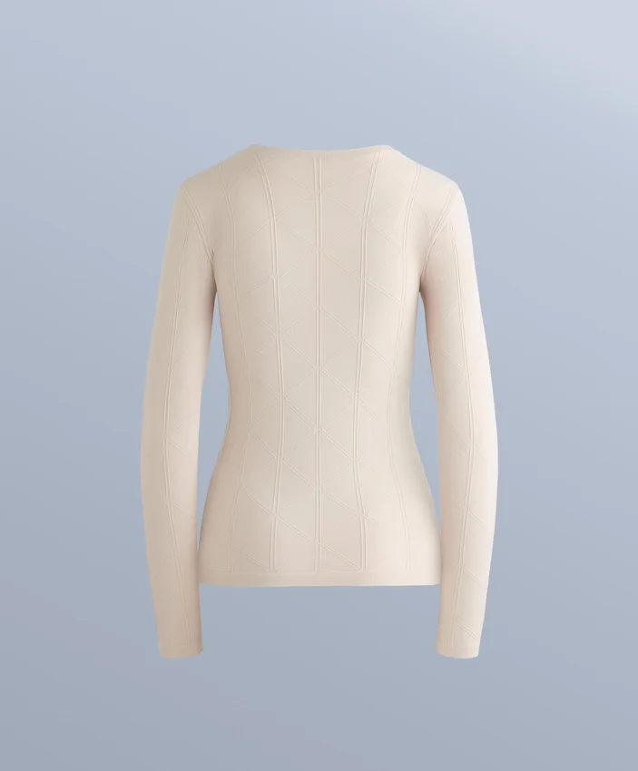 Thermal Seamless Jacquard Base Layer T-Shirt Thermal Seamless Jacquard Base Layer T-Shirt