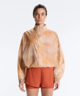Tie-Dye Print Track Jacket