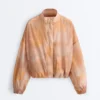Tie-Dye Print Track Jacket Tie-Dye Print Track Jacket